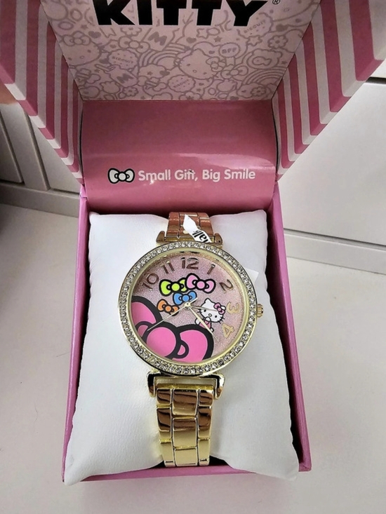 Sanrio Accessories - Sanrio Hello Kitty by Sanrio watch Pink & Gold Watch NWT